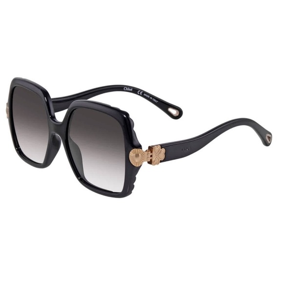 CHLOE Black Gradient Square Sunglasses NEW CE746S - Picture 1 of 14